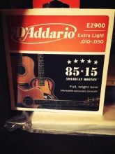 Струны для акустической гитары D`ADDARIO EZ-900
