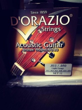 Струны для акустической гитары D'orazio Strings